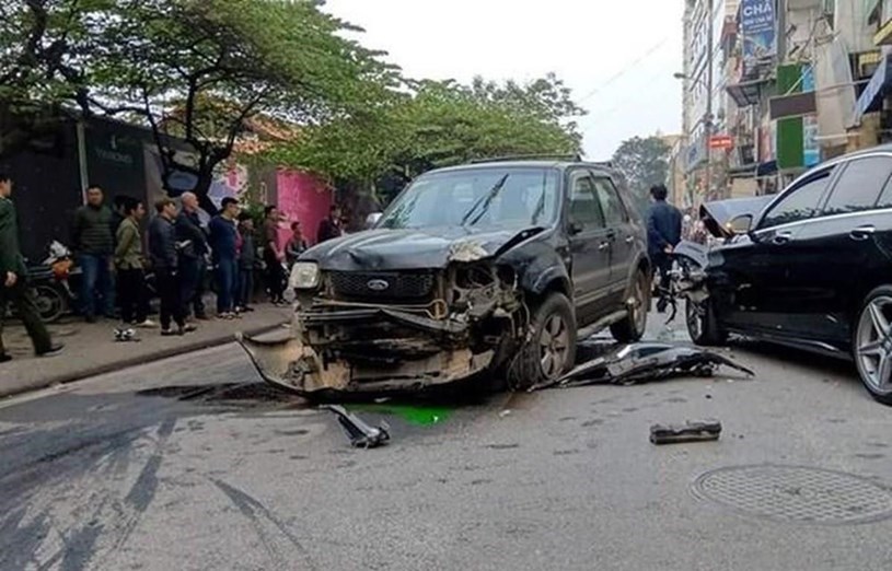 Hiện trường một vụ tai nạn giao th&ocirc;ng. (Ảnh: Sơn B&aacute;ch/Vietnam+)