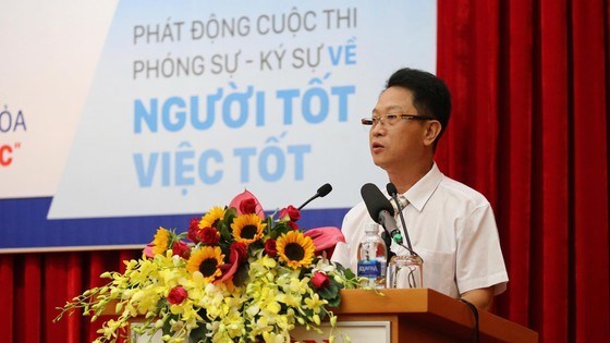 Đồng ch&iacute; Trương Di&ecirc;n Thống, Ph&oacute; TBT B&aacute;o Thừa Thi&ecirc;n- Huế. Ảnh: HO&Agrave;NG H&Ugrave;NG