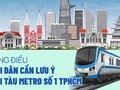 Infographic: Những điều người dân cần lưu ý khi đi metro số 1 TPHCM