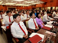 Hình ảnh ngày làm việc thứ ba của Đại hội đại biểu Đảng bộ TPHCM khóa XI