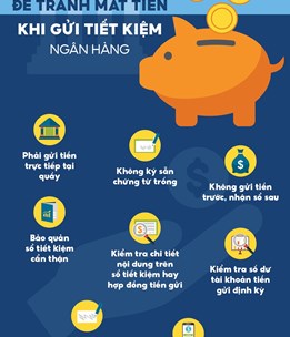 Điểm cần lưu ý để tránh mất tiền khi gửi tiết kiệm ngân hàng