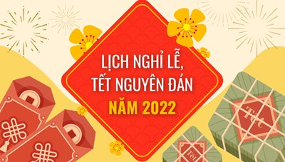 Lịch nghỉ Tết Nguyên Đán và các ngày lễ khác trong năm 2022