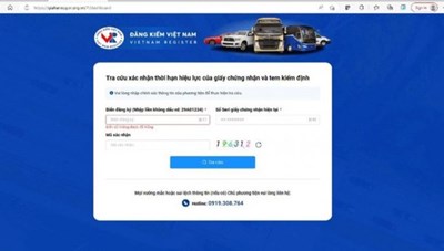  Từ 3-6, gần 2 triệu phương tiện được tự động gia hạn chu kỳ kiểm định