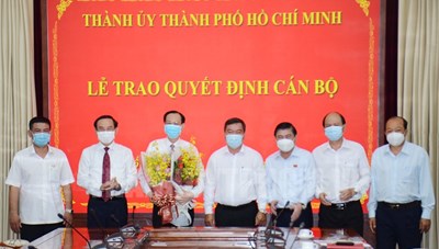 Đồng chí Lê Thanh Liêm giữ chức Trưởng ban Nội chính Thành ủy TPHCM