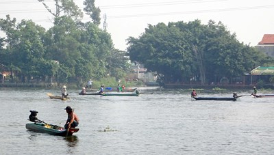 Xử lý nghiêm tình trạng dùng điện đánh bắt và kinh doanh cá, rùa trước cổng chùa Diệu Pháp