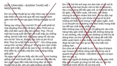 Thực hư thông tin một số người dân bị đánh thuốc mê, gây ảo giác