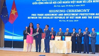 Ký kết EVFTA - EVIPA: thúc đẩy mạnh mẽ phát triển kinh tế Việt Nam - EU