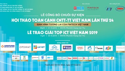 Lễ công bố chuỗi sự kiện Hội thảo toàn cảnh CNTT-TT VN lần thứ 24 và Lễ trao giải TOP ICT VN 2019
