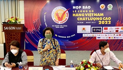 524 doanh nghiệp đạt chứng nhận Hàng Việt Nam chất lượng cao 2022