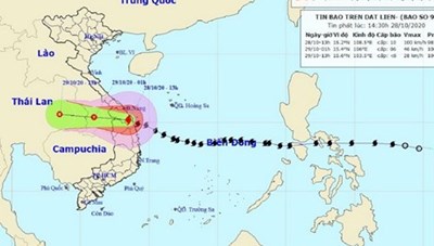 Bão số 9 suy yếu thành áp thấp, lũ đặc biệt lớn trên sông ở Trung Bộ