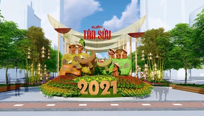 Đường hoa Nguyễn Huệ Tết Tân Sửu 2021: Hội tụ bản sắc, hướng tới tương lai