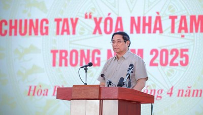 Thủ tướng Phạm Minh Chính phát động phong trào “Xóa nhà tạm, nhà dột nát” trên cả nước