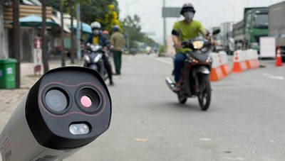 Hệ thống camera soi chiếu giấy tờ tại chốt kiểm soát dịch