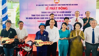 TPHCM phát động hưởng ứng Tháng cao điểm “Vì người nghèo”