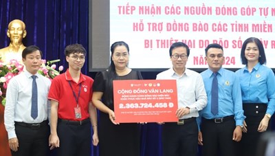 TPHCM tiếp nhận hơn 300 tỷ đồng hỗ trợ đồng bào miền Bắc khắc phục hậu quả bão số 3