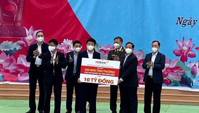 HDBank trao tặng 200 căn nhà tình thương cho tỉnh Điện Biên