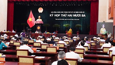 Khai mạc kỳ họp 23 của HĐND TPHCM khóa IX