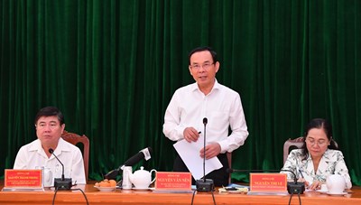 Bí thư Thành ủy TPHCM Nguyễn Văn Nên: “Giải quyết công việc trôi chảy phục vụ người dân"