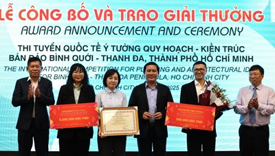 TP. HCM: Trao giải cuộc thi tuyển quốc tế Ý tưởng Quy hoạch - Kiến trúc bán đảo Bình Quới - Thanh Đa