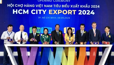 Khai mạc Hội chợ Hàng Việt Nam Tiêu biểu Xuất khẩu năm 2024