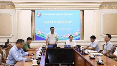 TP. HCM: Họp báo kinh tế - xã hội thường kỳ tháng 7/2024 