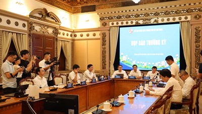TPHCM họp báo tình hình kinh tế - xã hội tháng 10/2023