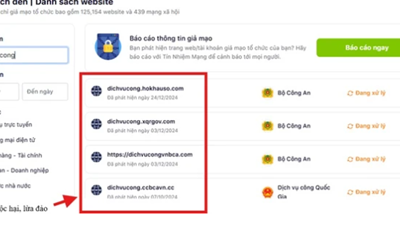 Có thể tra cứu các website lừa đảo trên VNeID