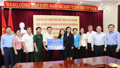 TPHCM tặng, hỗ trợ tỉnh Điện Biên trên 85 tỷ đồng nhân kỷ niệm 70 năm chiến thắng Điện Biên Phủ