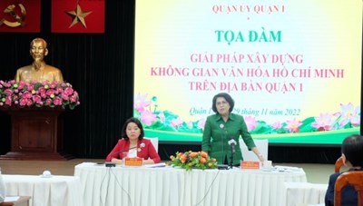 Xây dựng Không gian văn hóa Hồ Chí Minh tại quận 1: Chú trọng xây dựng đạo đức công vụ