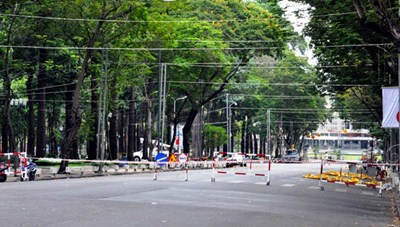 TP. Hồ Chí Minh hạn chế xe lưu thông trên 2 tuyến đường trung tâm Quận 1 vào ngày 07/6