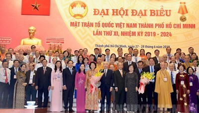 Mặt trận hướng mạnh về cơ sở, phục vụ dân, tham gia xây dựng Đảng, chính quyền vững mạnh