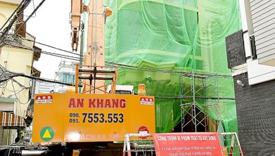 Kiên quyết xử lý 6 công trình vượt tầng, tự chuyển công năng