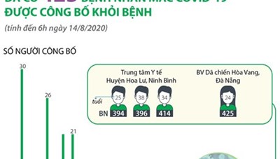 [Infographics] Việt Nam có 425 bệnh nhân COVID-19 được điều trị khỏi