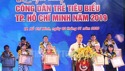 Tuyên dương 12 Công dân trẻ tiêu biểu TP. Hồ Chí Minh 2019