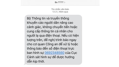 Cảnh báo hiện tượng lừa đảo chuyển tiền qua điện thoại