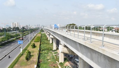 Dự án tuyến metro Bến Thành - Suối Tiên thi công đạt 71% khối lượng