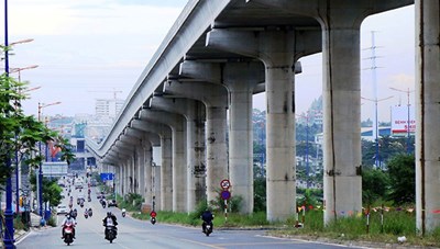 Tuyến Metro số 1 Bến Thành - Suối Tiên đạt 85% khối lượng vào cuối năm 2020