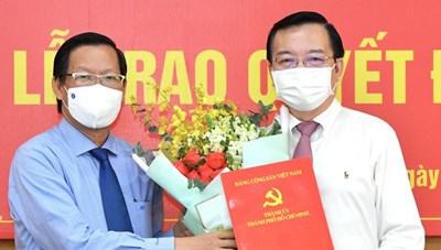 Đồng chí Lê Hồng Sơn làm Phó trưởng Ban Tuyên giáo Thành ủy TPHCM