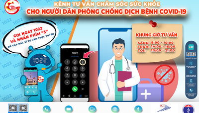 Từ 8 giờ ngày 23/7/2021: Kênh tư vấn chăm sóc sức khỏe cho người dân phòng, chống COVID-19 chính thức hoạt động