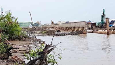 Kết luận thanh tra về sự cố công trình xây dựng kè bảo vệ khu dân cư Tắc Sông Chà, huyện Cần Giờ
