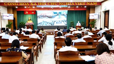 Sơ kết đợt 2 phong trào thi đua 200 ngày chào mừng Đại hội Đảng bộ các cấp