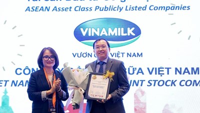 Vinamilk là doanh nghiệp Việt Nam duy nhất được vinh danh là tài sản đầu tư có giá trị của ASEAN 