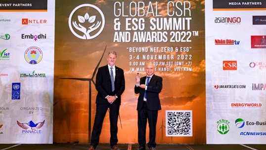 Doanh nghiệp Việt nhận nhiều giải thưởng quốc tế lớn về ESG và CSR
