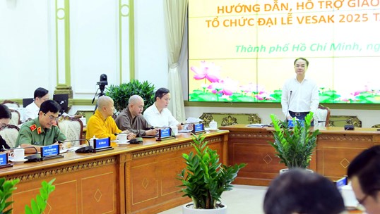 TPHCM đảm bảo đúng tiến độ các dự án phục vụ Đại lễ Vesak 2025