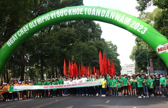 TPHCM: Gần 7.000 người hưởng ứng Ngày chạy Olympic 2023