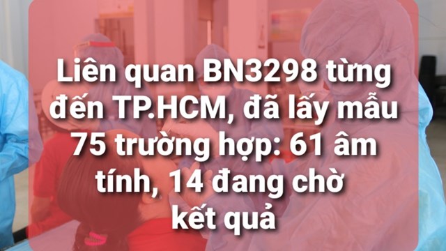 Thông tin về dịch bệnh COVID-19 tại TPHCM (cập nhật 7g ngày 11/5/2021)