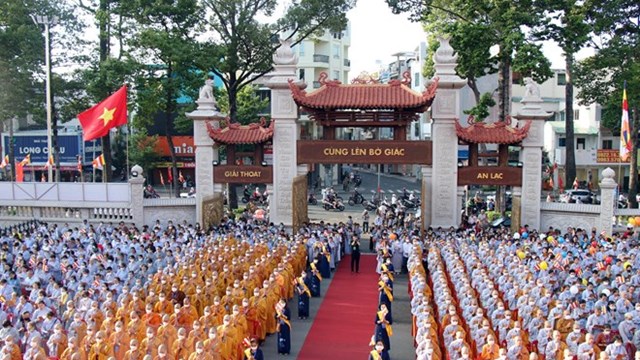 Trang nghiêm Đại lễ Phật đản Phật lịch 2567 tại các địa phương