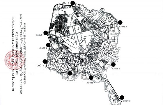 TP Thủ Đức thiết lập cách ly y tế đối với phường Tăng Nhơn Phú A và Long Thạnh Mỹ