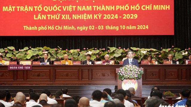 Phó bí thư Thành ủy Nguyễn Phước Lộc tái đắc cử chủ tịch Ủy ban MTTQ Việt Nam TP.HCM