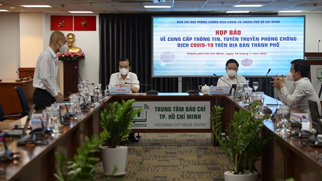 Thông tin một số vấn đề liên quan đến công tác phòng, chống dịch COVID-19 của TPHCM ngày 19/7/2021